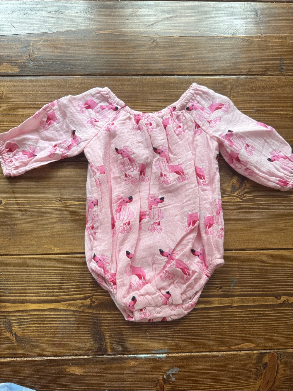 crown & ivy Pink Flamingo Print Baby One-Piece